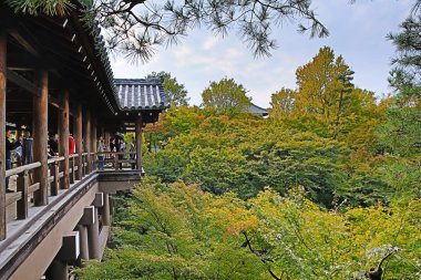 Tofukuji Tapınağı'nda Tsutenkyo Köprüsü