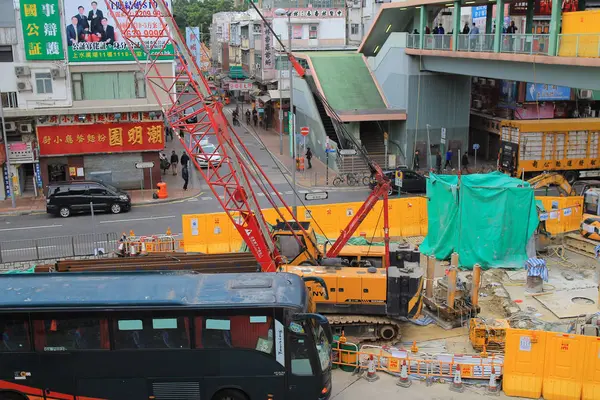 stock image the working site