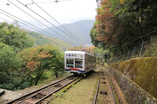 Línea de cable Keifuku — Foto de Stock