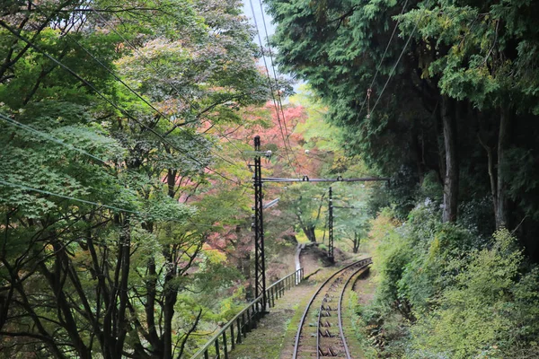 Linii kablowych Keifuku — Zdjęcie stockowe