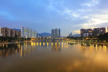 duman kirliliği Sha Tin, Hong Kong