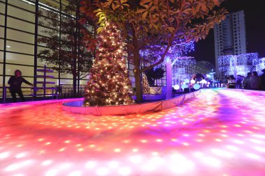 Shatin şehir ışıkları 2016