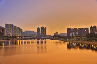 Şing Mun Nehri, gün batımı görünümü