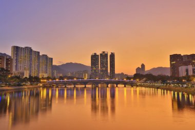 Şing Mun Nehri, gün batımı görünümü