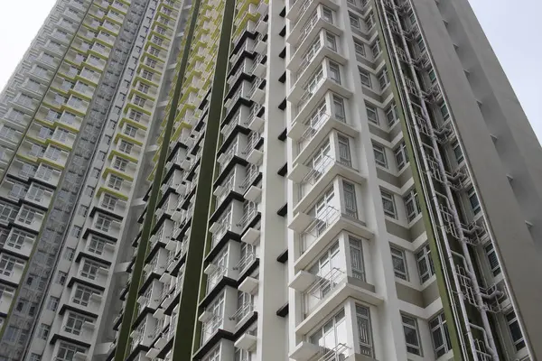 Immeuble résidentiel à Hong Kong 2016 — Photo