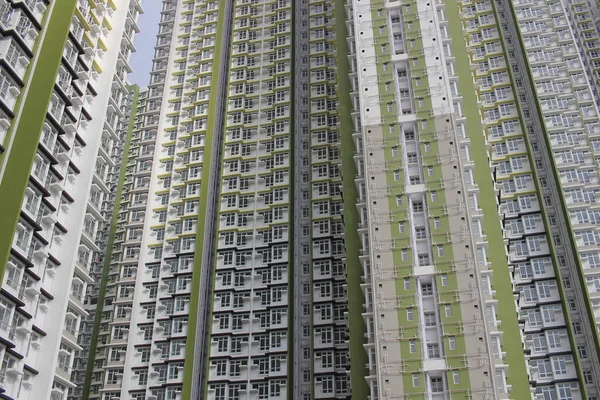 Clădiri rezidențiale din Hong Kong — Fotografie, imagine de stoc