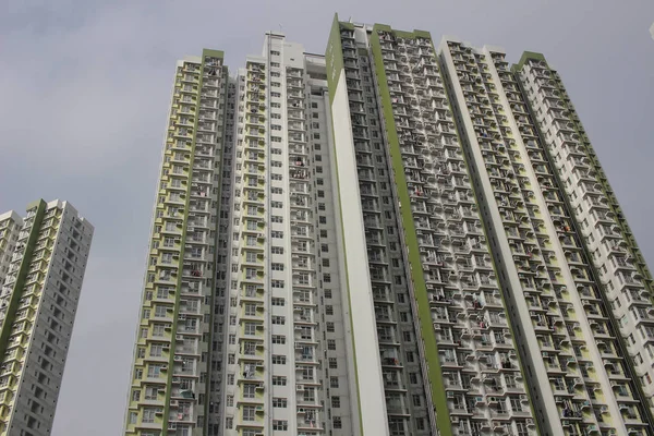 Edificio residenziale a Hong Kong 2016 — Foto Stock