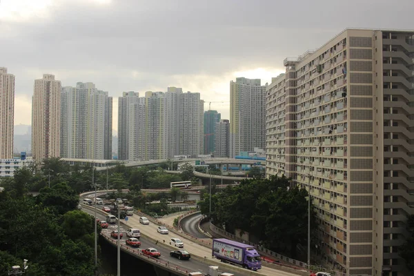 Hong Kong edifici pubblici immobiliari — Foto Stock