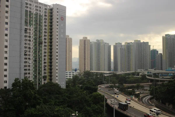 Hong Kong edifici pubblici immobiliari — Foto Stock