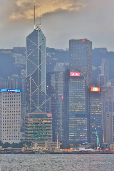 视图中的香港在 2016 — 图库照片
