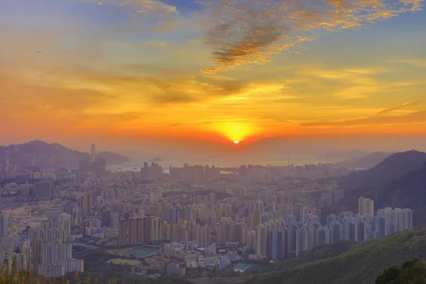 Hong Kong que se ve desde Kowloon East District — Foto de Stock