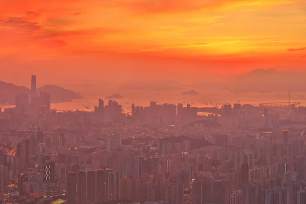 Фей НУО Шань на вершині переглянути kowloon — стокове фото