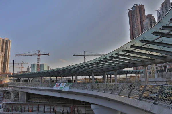Onder de bouwwerken van de Hong Kong — Stockfoto