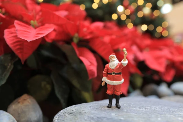 El Papá Noel con la insignia Roja — Foto de Stock