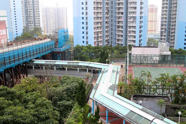 ВЗБ Ван Шань недвижимости в hk — стоковое фото