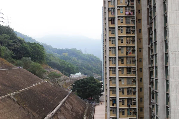 Öffentliches Haus hong kong estate — Stockfoto