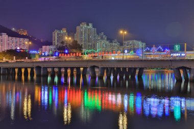  Sha Tin şenlikli aydınlatma HK