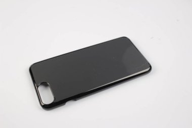 Boş siyah telefon durumda kadar sahte 