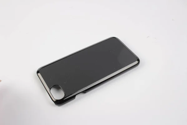 Blank black phone case mock up — Stock Photo, Image