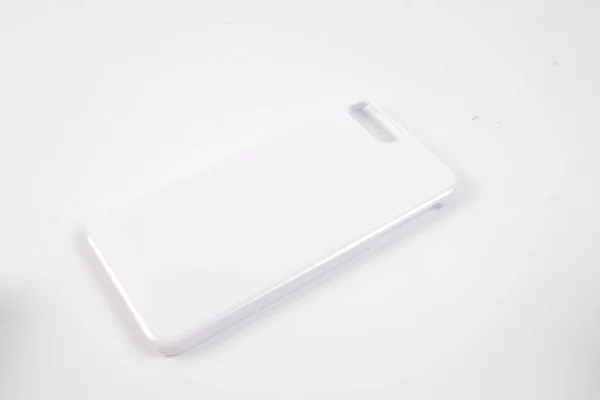 Caso para smartphone. fundo branco — Fotografia de Stock