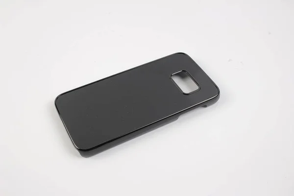 Caixa de telefone preto em branco simular — Fotografia de Stock