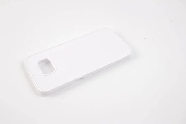 Чохол для смартфона білий фон — стокове фото