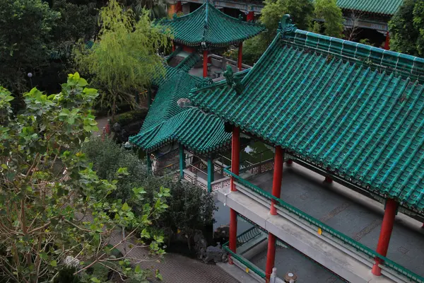 Wong Tai Sin chrám v Hong Kongu — Stock fotografie