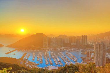 Sunset hill üst Hong Kong