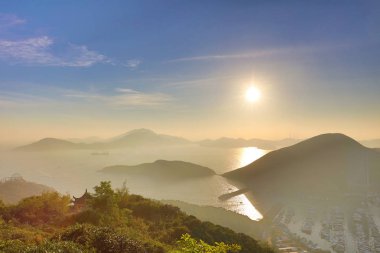 Doğu Lamma kanal gün batımında 