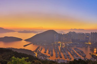 Sunset hill üst Hong Kong