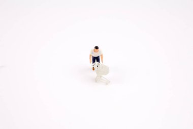 Alışveriş sepetleri ile minyatür alışveriş