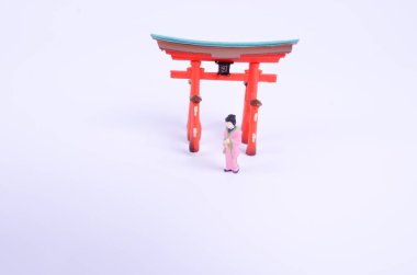 Şinto kapısı ile japnaese şekil