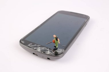 minyatür Leaf Blower blower yaprak figürü 