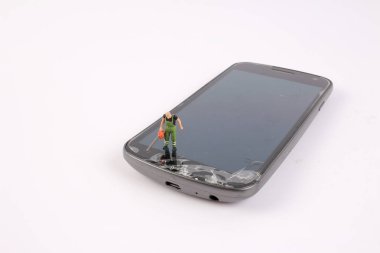 minyatür Leaf Blower blower yaprak figürü 