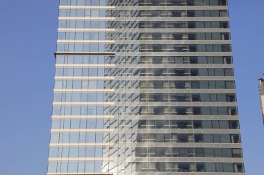  Hong Kong Adası modern gökdelenler.