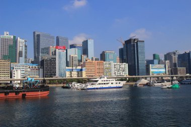 Kwun Tong barınağında tayfun  