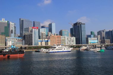 Kwun Tong barınağında tayfun  