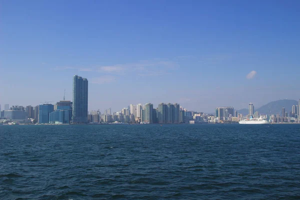 Victoria Harbour v Hongkongu 2017 — Stock fotografie