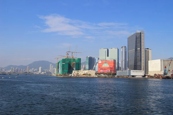 Kowloon Bay with the Kwun Tong — Stock Photo, Image