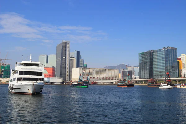 Kwun Tong Typhoon Shelter 2017 — Foto Stock