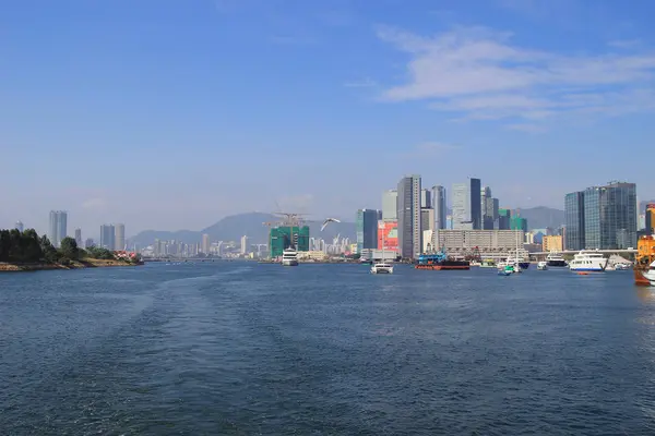 Kwun Tong Typhoon Shelter, hk — Foto Stock