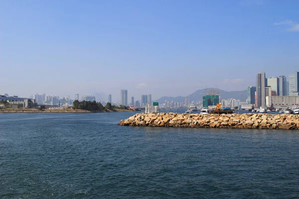 Kwun Tong barınağında tayfun  