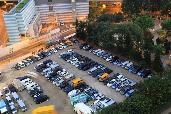 The Car park at Hong kong — стоковое фото