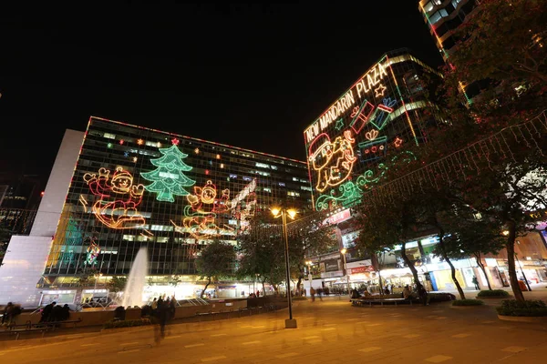 Iluminação de Natal a leste de Tst — Fotografia de Stock