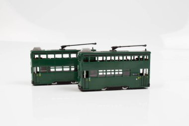 Çift katlı alçak taban tramvay fingure 
