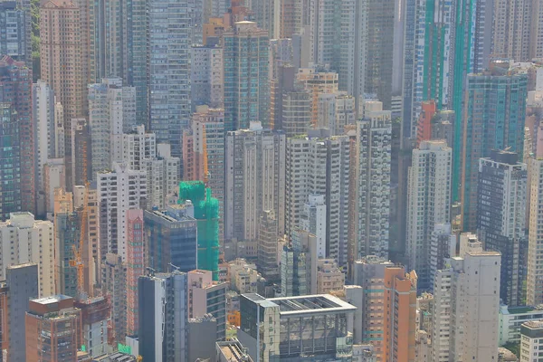 홍콩 2016 년에서 도시 풍경 — 스톡 사진