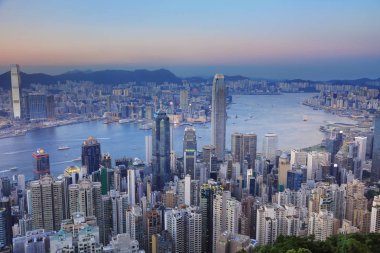 Hong Kong manzarası 2016