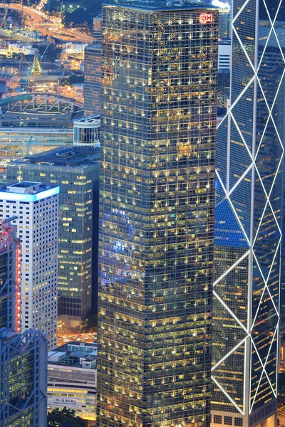 Los edificios corporativos de Hong Kong — Foto de Stock