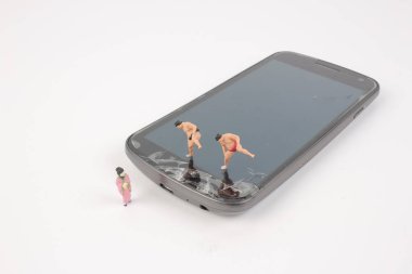 Sumo şekil kırdı mobile ile