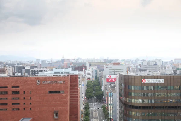 Fukuoka is the largest city in Kyushu. — Stock Photo, Image
